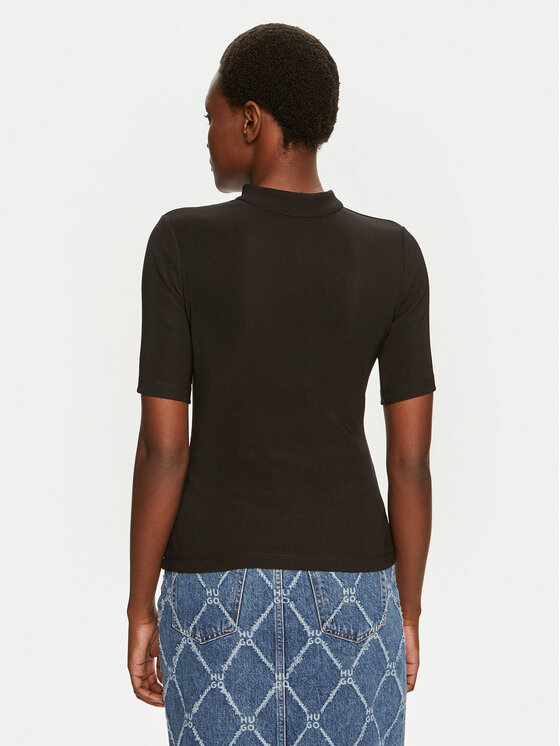 HUGO Hugo Bluse Dagoon 50520098 Schwarz Slim Fit