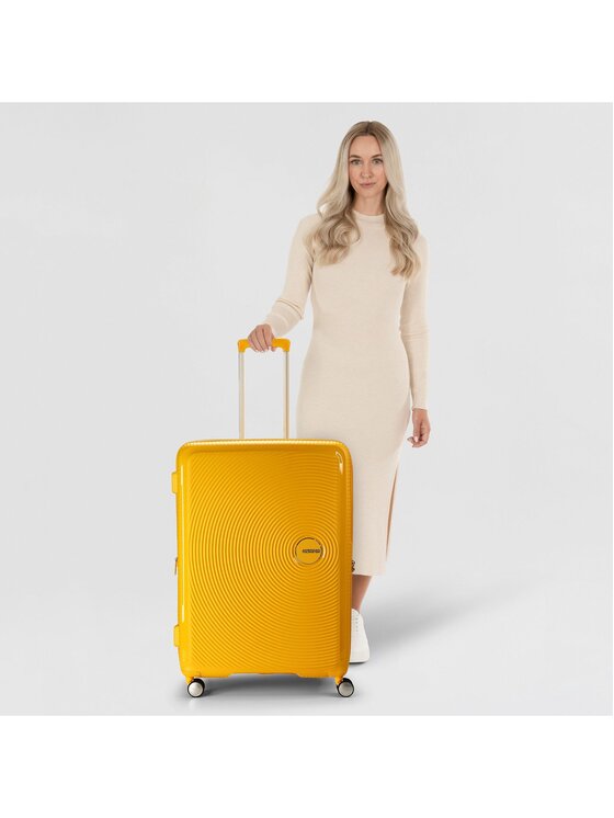 American Tourister American Tourister Walizka średnia 327521 Żółty