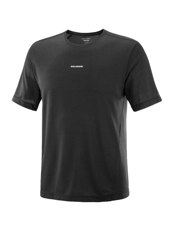 Salomon Salomon T-Shirt SHKout CORE SS TEE M Czarny Regular Fit