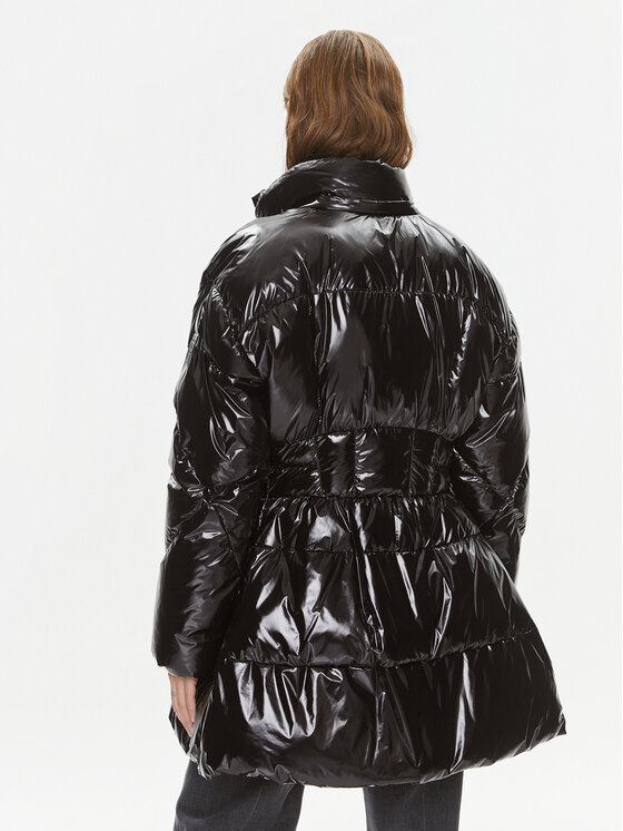 PINKO PINKO Geacă de iarnă Copyright 101595 A00N Negru Regular Fit