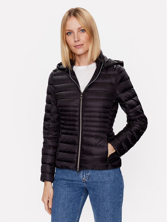 Geox Geox Pehelykabát Jaysen W3525B-T2449 F9000 Fekete Regular Fit