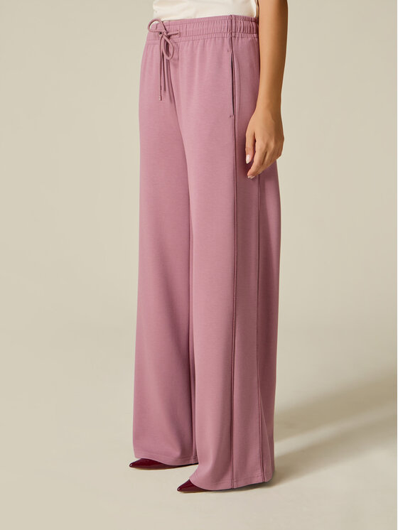 Oltre Oltre Spodnie materiałowe P842J002672N006 Różowy Baggy Fit