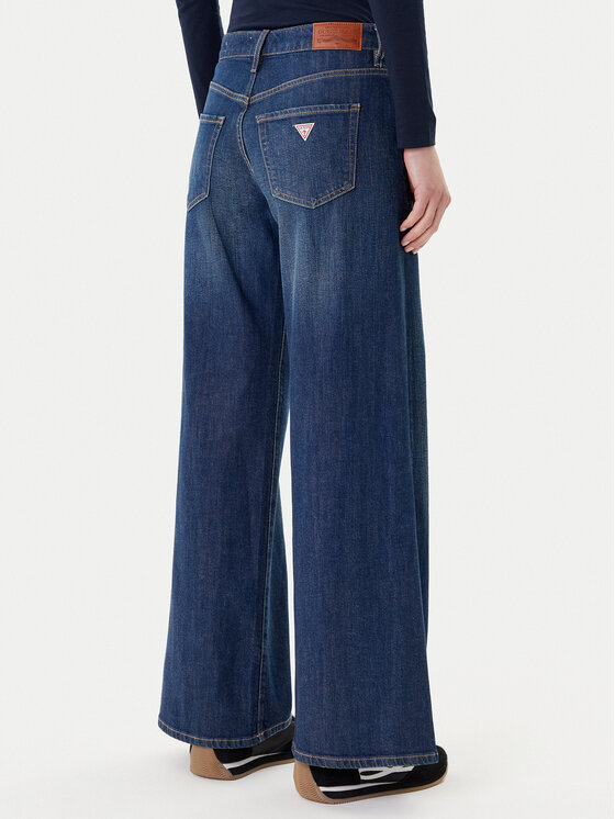 Guess Jeans Guess Jeans Jeansy W5BA2Y D0026 Granatowy Regular Fit