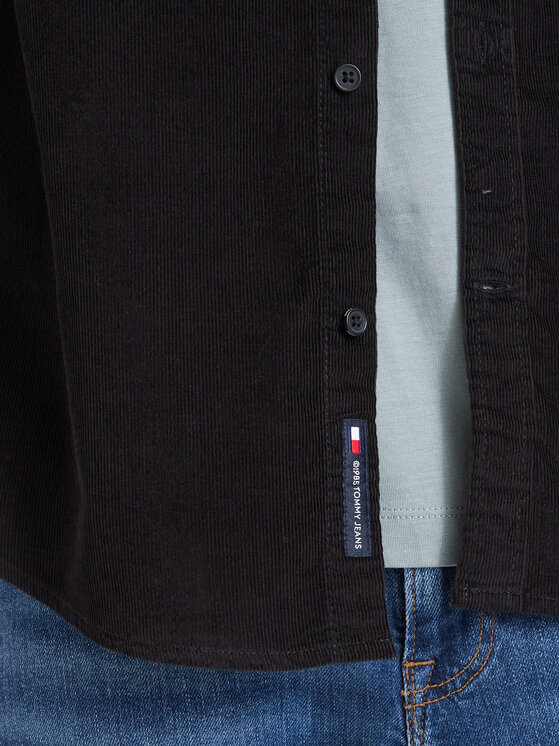Tommy Jeans Tommy Jeans Marškiniai DM0DM23517 Juoda Regular Fit