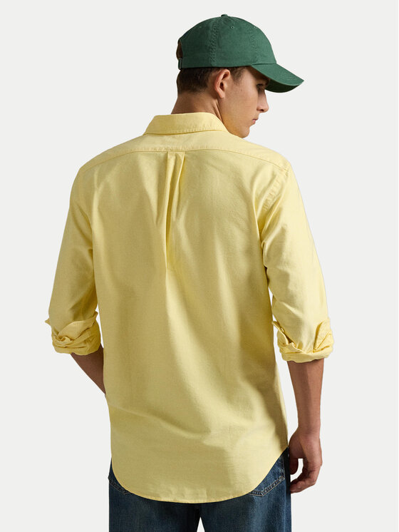 Polo Ralph Lauren Polo Ralph Lauren Marškiniai 710795462004 Geltona Custom Fit