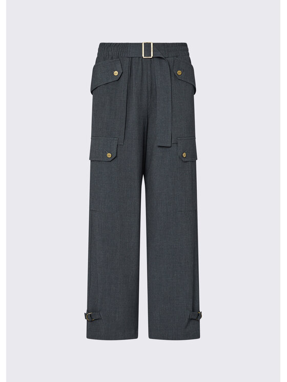 Liu Jo Liu Jo Pantaloni di tessuto WF6258T743A02069 Verde Regular Fit