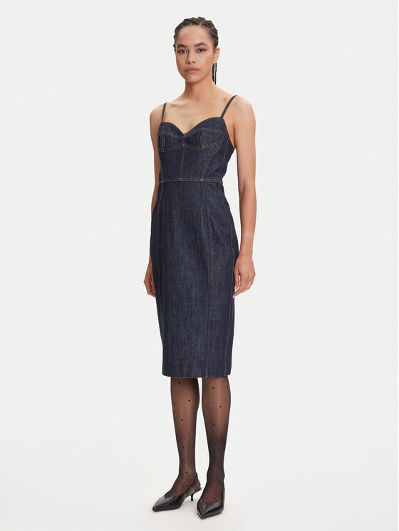 Miss Sixty Miss Sixty 6S1DJ49400 Džínové šaty Blue Black Denim F26