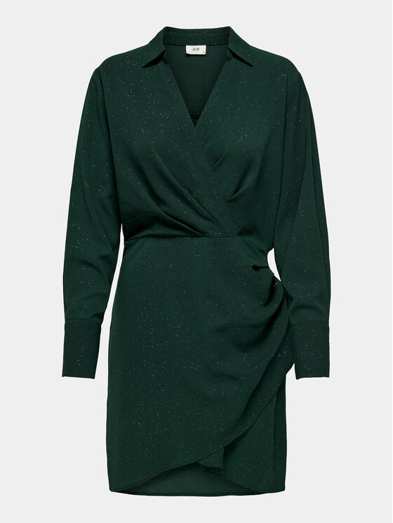 JDY JDY Vsakodnevna obleka 15313028 Zelena Regular Fit
