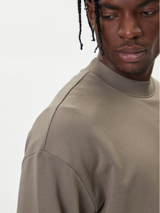 HUGO HUGO Суитшърт Dapocrew 50525892 Бежов Relaxed Fit