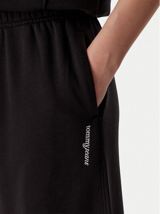Tommy Jeans Tommy Jeans Sporta bikses DW0DW22951 Melns Relaxed Fit