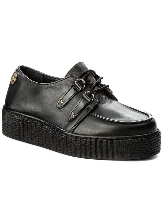 Tommy Hilfiger Batai Gigi Hadid Creeper Shoe FW0FW02200 Juoda Modivo.lt