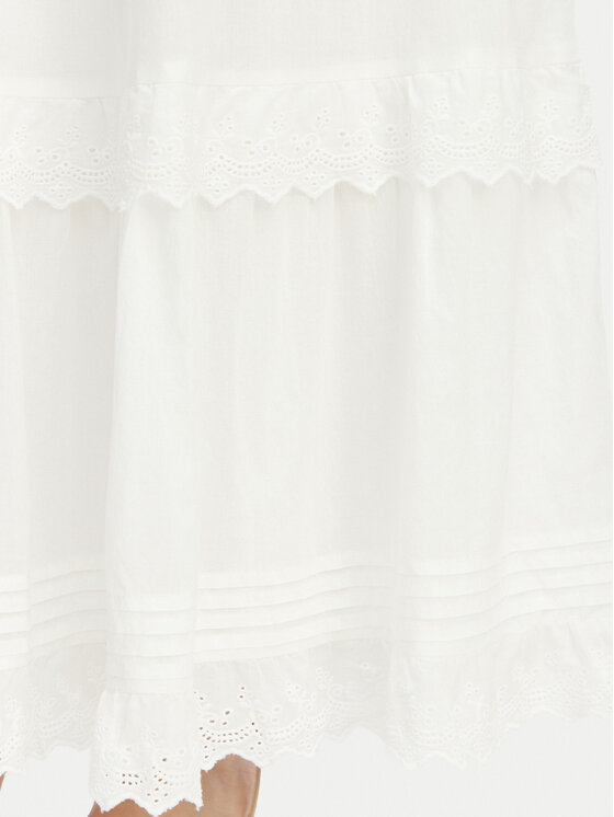 Vero Moda Vero Moda Maxi sukně Sandy 10345282 Bílá Regular Fit