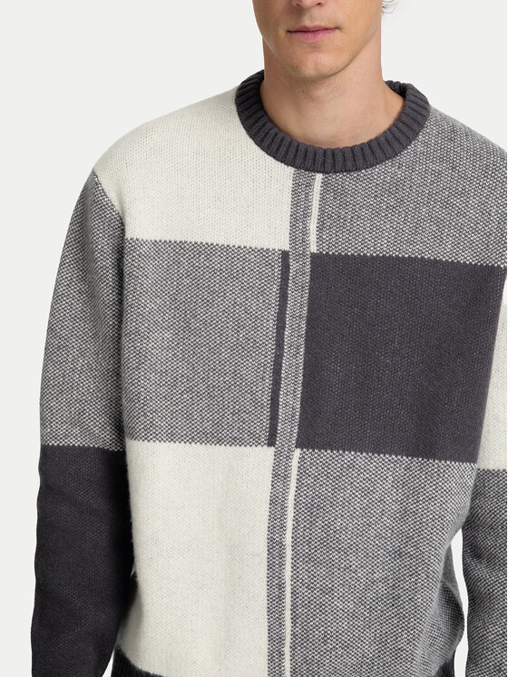 Selected Homme Selected Homme Sweter 16094557 Szary Relaxed Fit