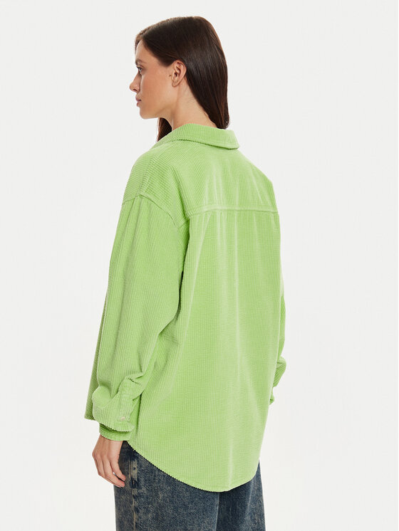 American Vintage American Vintage Srajca PADO06AH24 Zelena Loose Fit