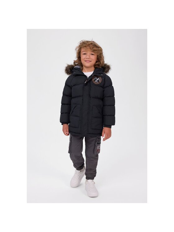minoti minoti Kurtka zimowa 33COAT280 Czarny Parka Fit