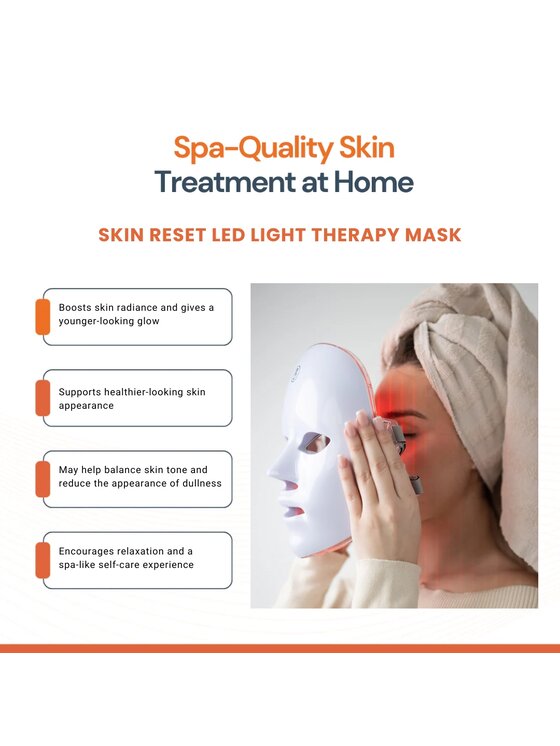 OVEY London OVEY London MASKA DO TERAPII ŚWIATŁEM LED SKIN RESET Masażer
