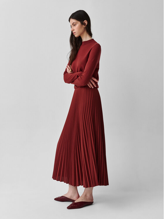 TATUUM TATUUM Sukienka codzienna ARELIO Czerwony Flare Fit