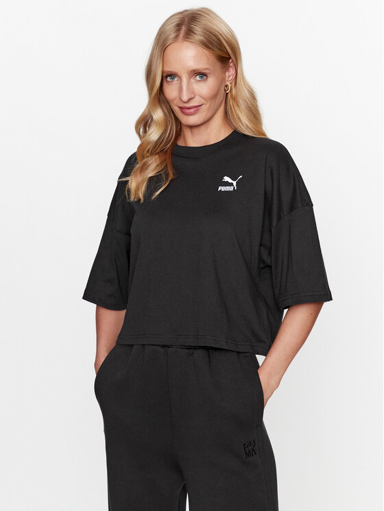 Női Póló Puma, Méret: L, Fekete, Classics 621381