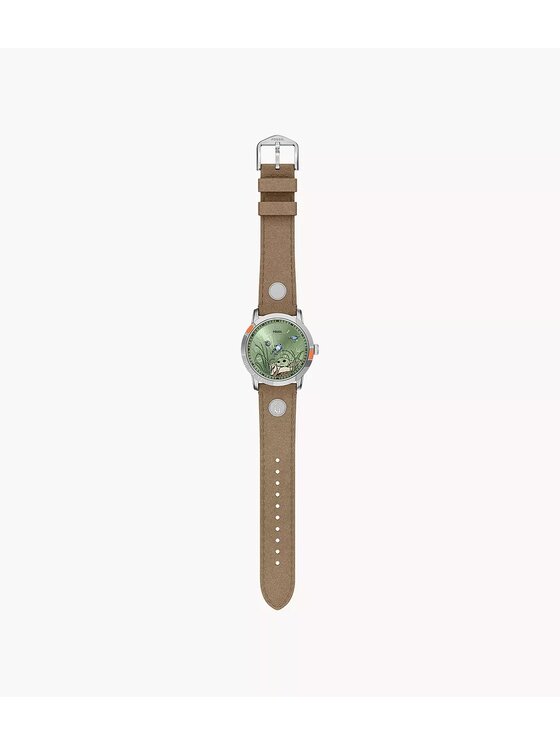 Fossil Fossil Zegarek LE1244SET Brązowy
