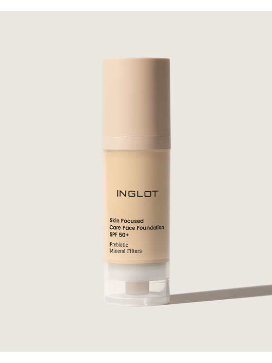 INGLOT INGLOT SPF 50+ Skin Focused Pielęgnacyjny Podkład Light Olive 301