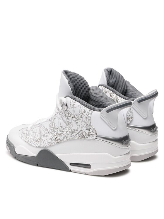 Nike Nike Обувки Air Jordan Dub Zero 311046 107 Бял