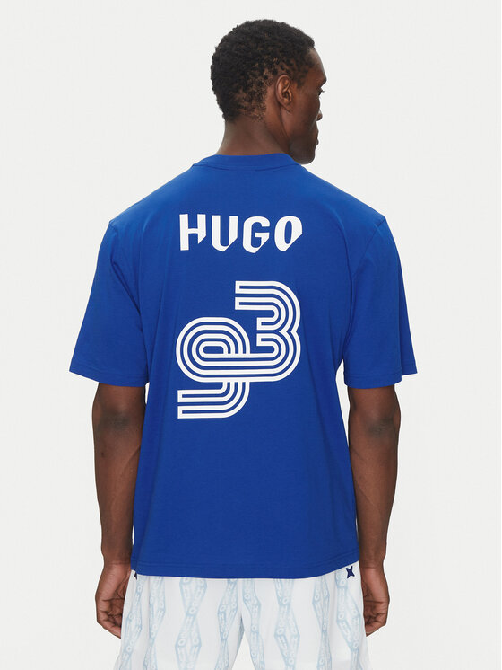 HUGO HUGO T-Shirt Nebulop 50541252 Niebieski Regular Fit