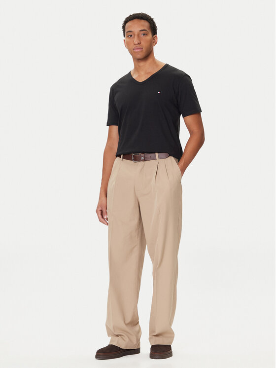 Tommy Hilfiger Tommy Hilfiger Souprava triček UM0UM03637 Černá Regular Fit