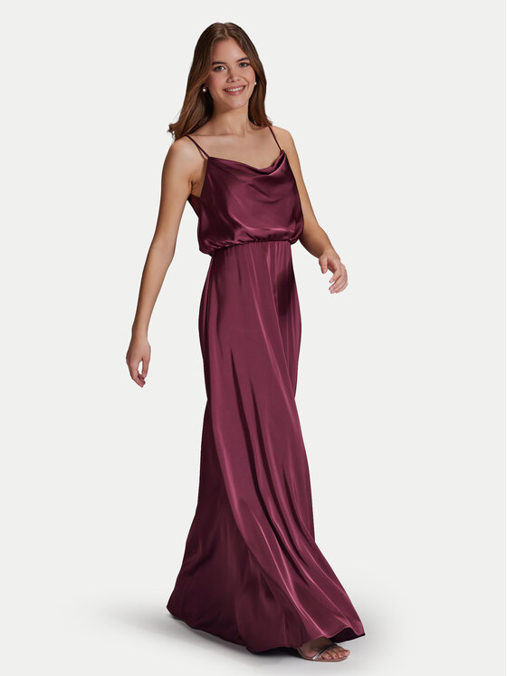 Hey Kyla Hey Kyla Φόρεμα βραδινό 5AI074HK Μπορντό Regular Fit