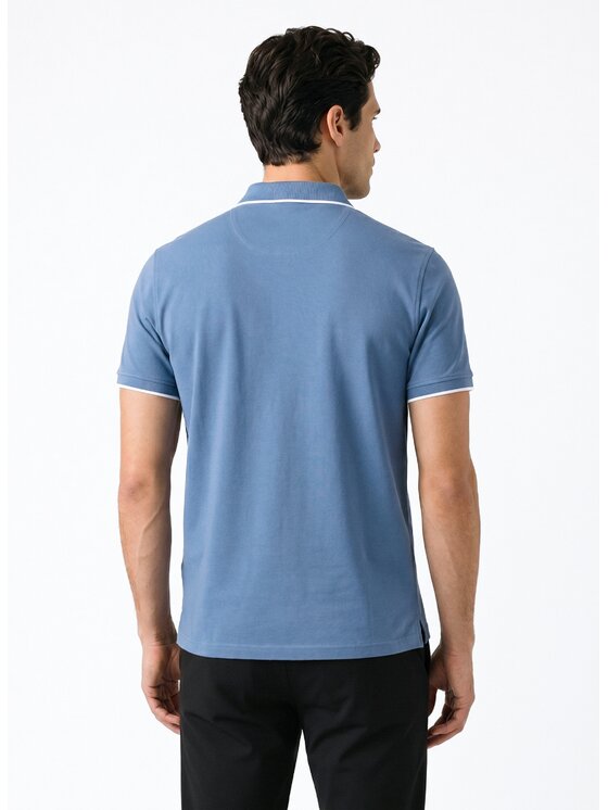 Pako Lorente Pako Lorente Polo P26WF-TX-002 Niebieski Classic Fit