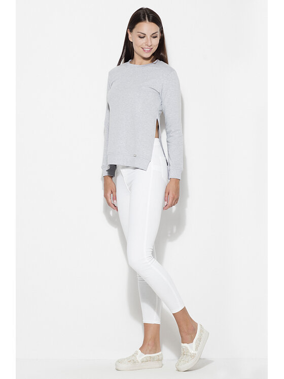 Lenitif Lenitif Blusa K347 Grigio Regular Fit