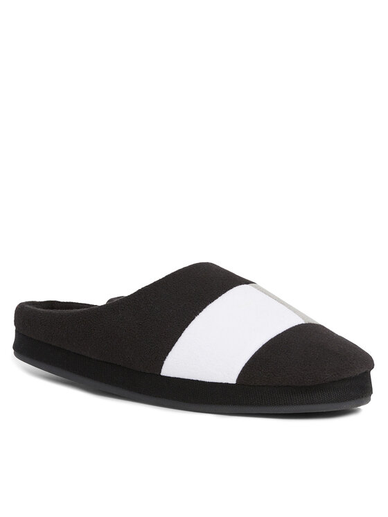 Tommy Hilfiger Tommy Hilfiger Пантофи Tommy Hilfiger Flag Homeslipper FM0FM03801 Черен