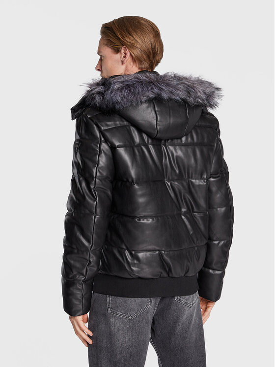 Giacca in similpelle M2BL40 WE480 Nero Regular Fit...