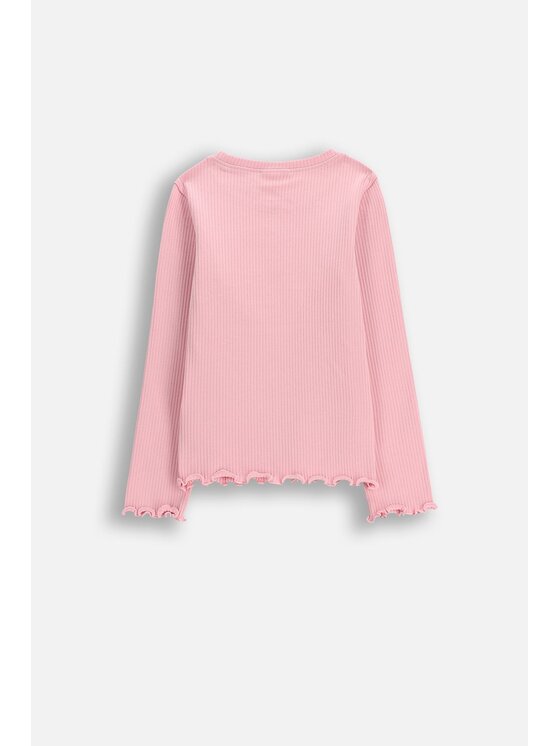 Coccodrillo Coccodrillo Longsleeve WC6143103HGK-007 Różowy Regular Fit