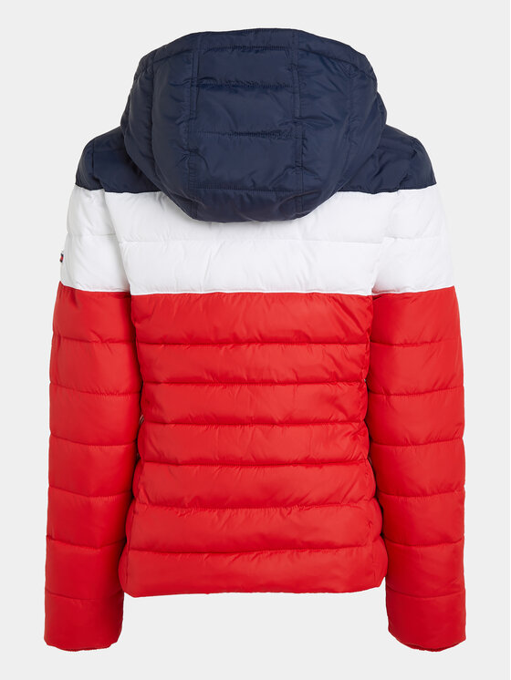 Tommy Jeans Tommy Jeans Zimní bunda Colorblock DW0DW17257 Barevná Slim Fit