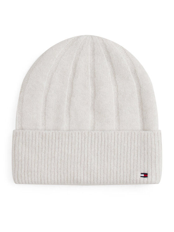 Tommy Hilfiger Tommy Hilfiger Set Schal und Mütze Flag Fluffy AW0AW17994 Beige