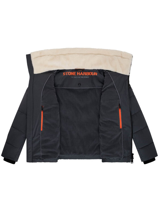 Stone Harbour Stone Harbour Kurtka zimowa Ansello Szary Regular Fit