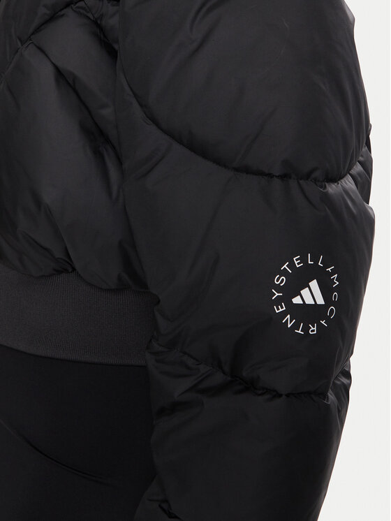 adidas by Stella McCartney adidas by Stella McCartney Μπουφάν χειμωνιάτικο JW2027 Μαύρο Loose Fit
