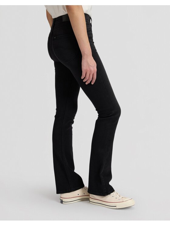 Lee Lee Jeansy BREESE BOOT Czarny Bootcut Fit
