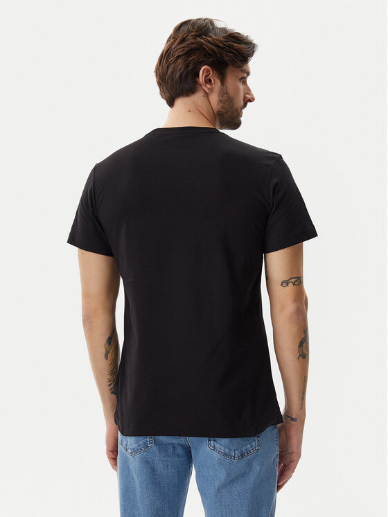 Calvin Klein Jeans Calvin Klein Jeans T-Shirt Meta Monogram J30J325498 Czarny Regular Fit
