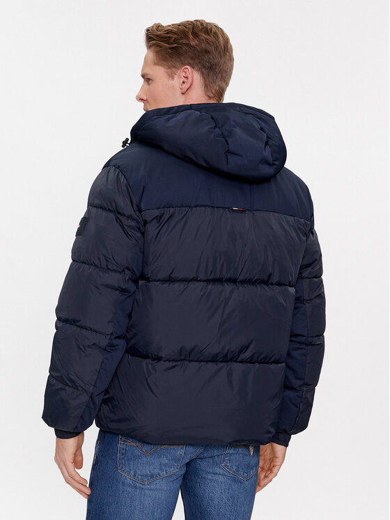 Tommy Hilfiger Tommy Hilfiger Kurtka zimowa New York MW0MW32771 Granatowy Regular Fit