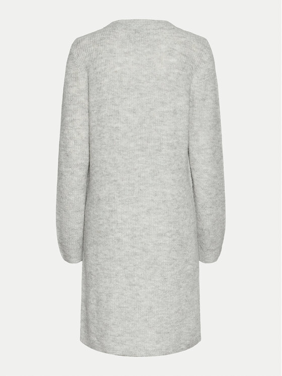 Pieces Pieces Φόρεμα υφασμάτινο Ellen 17126082 Γκρι Regular Fit