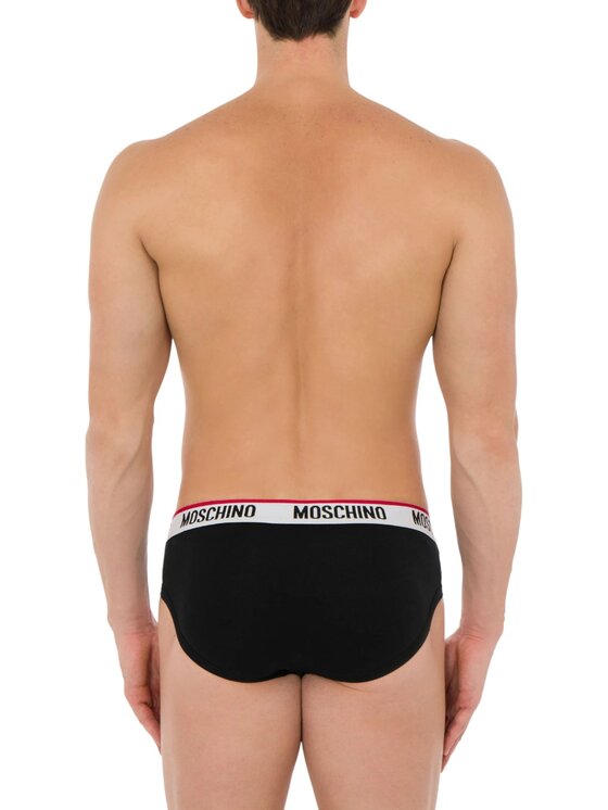 MOSCHINO MOSCHINO Set di slip classici 3pack Moschino black Nero
