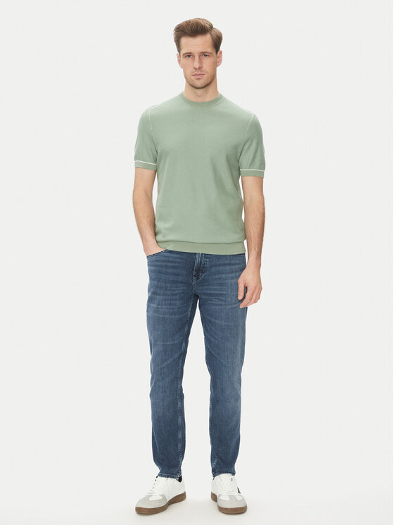 BOSS BOSS Tričko Jianfranco 50537642 Zelená Regular Fit