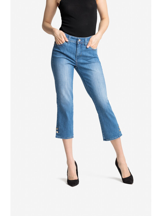 RJ Rocks Jeans RJ Rocks Jeans Jeansy Sabrina Niebieski Straight Leg