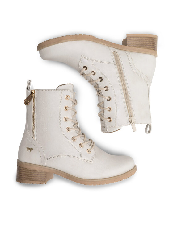 Mustang Mustang Schnürschuhe 1402-502 Weiß