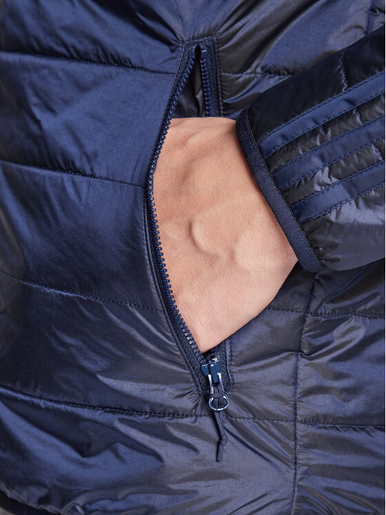 adidas adidas Átmeneti kabát Padded Hooded Puffer Jacket HL9210 Kék Regular Fit
