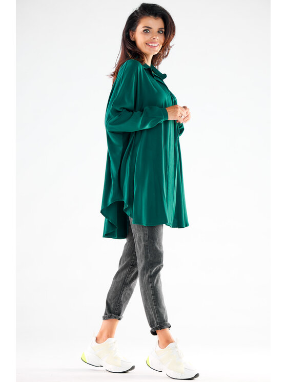 Awama Awama Camicia A528 Verde Basic Fit