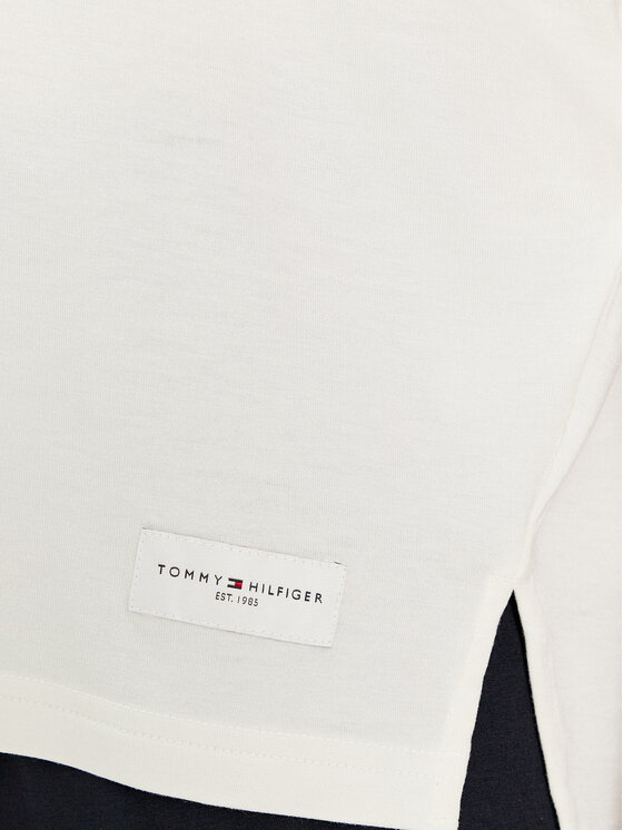 Tommy Hilfiger Tommy Hilfiger Marškinėliai UW0UW05190 Écru Oversize