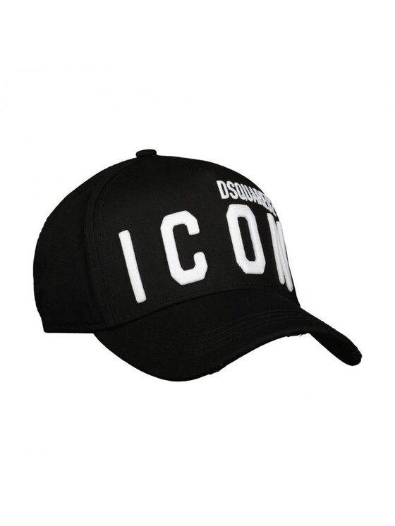 Dsquared2 Dsquared2 Czapka z daszkiem BCM40412 05C 00001 Czarny
