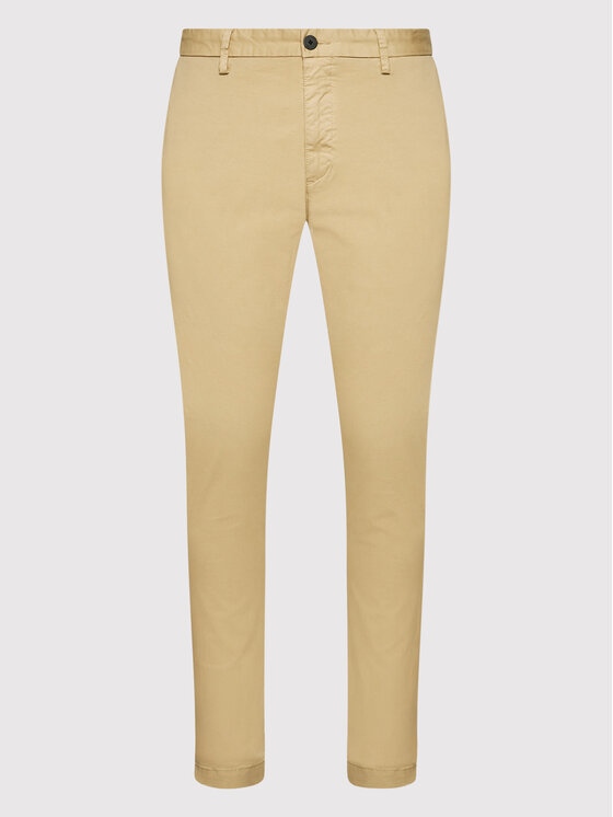 HUGO Hugo Chinosy David222D 50468314 Beżowy Slim Fit